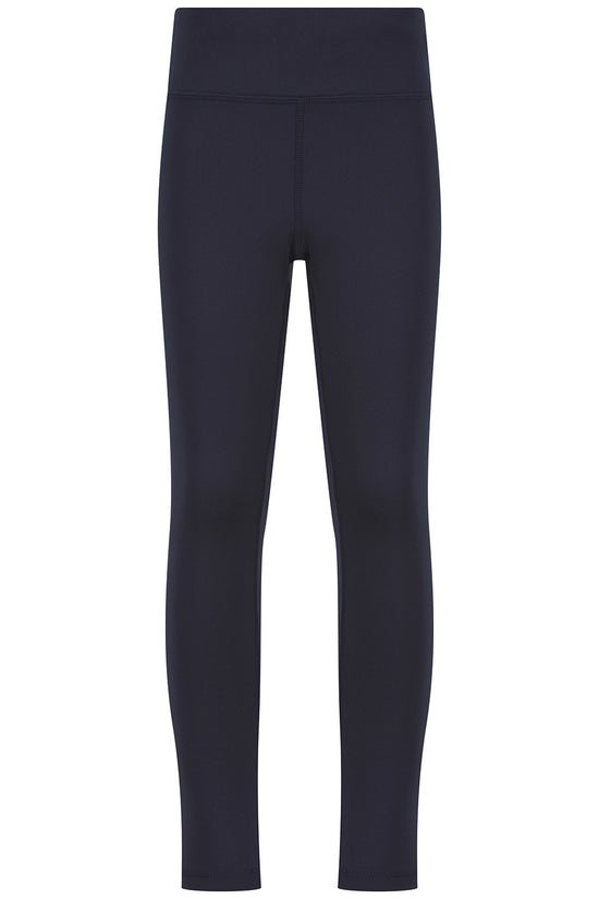 HighWaisted Female Kids Leggings with Phone Pocket