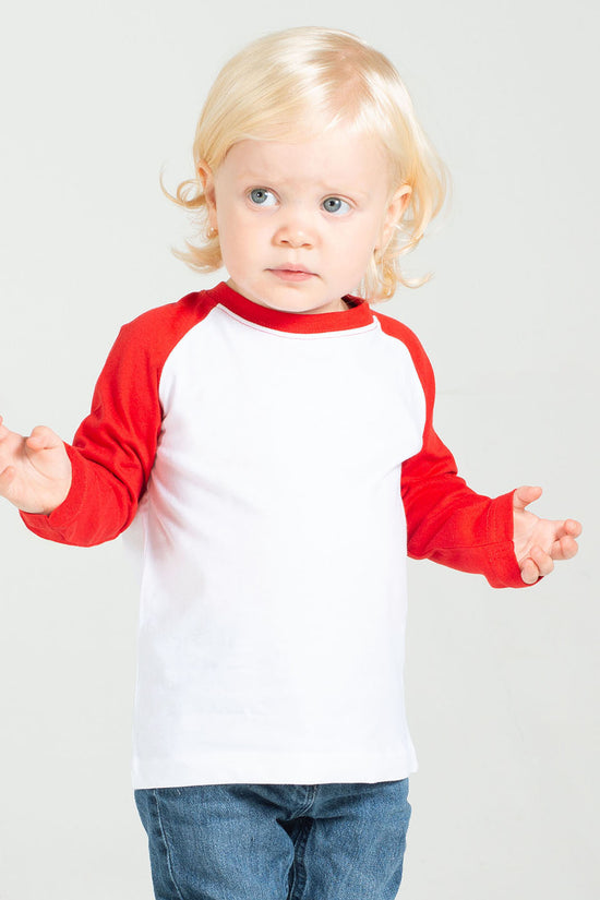 Larkwood Long Sleeve Baseball TShirt for Infants and Toddlers