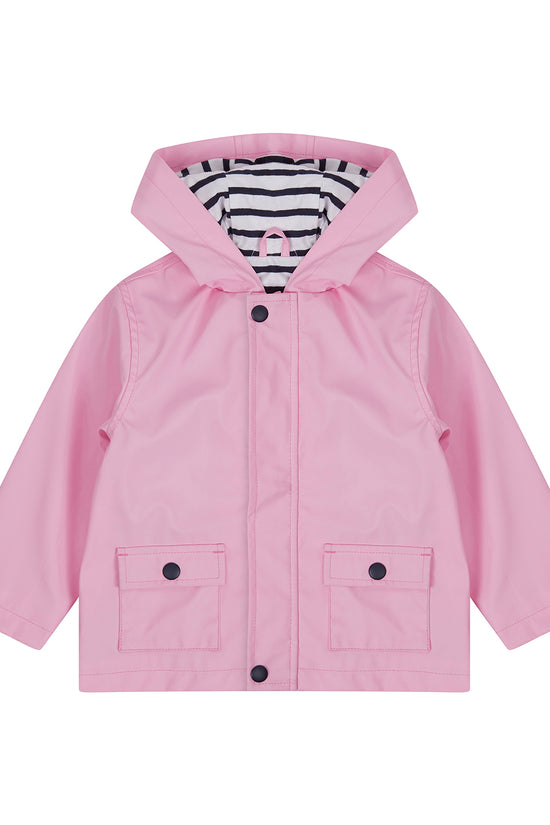 Larkwood Rain Jacket with Striped Lining for Infants and Toddlers