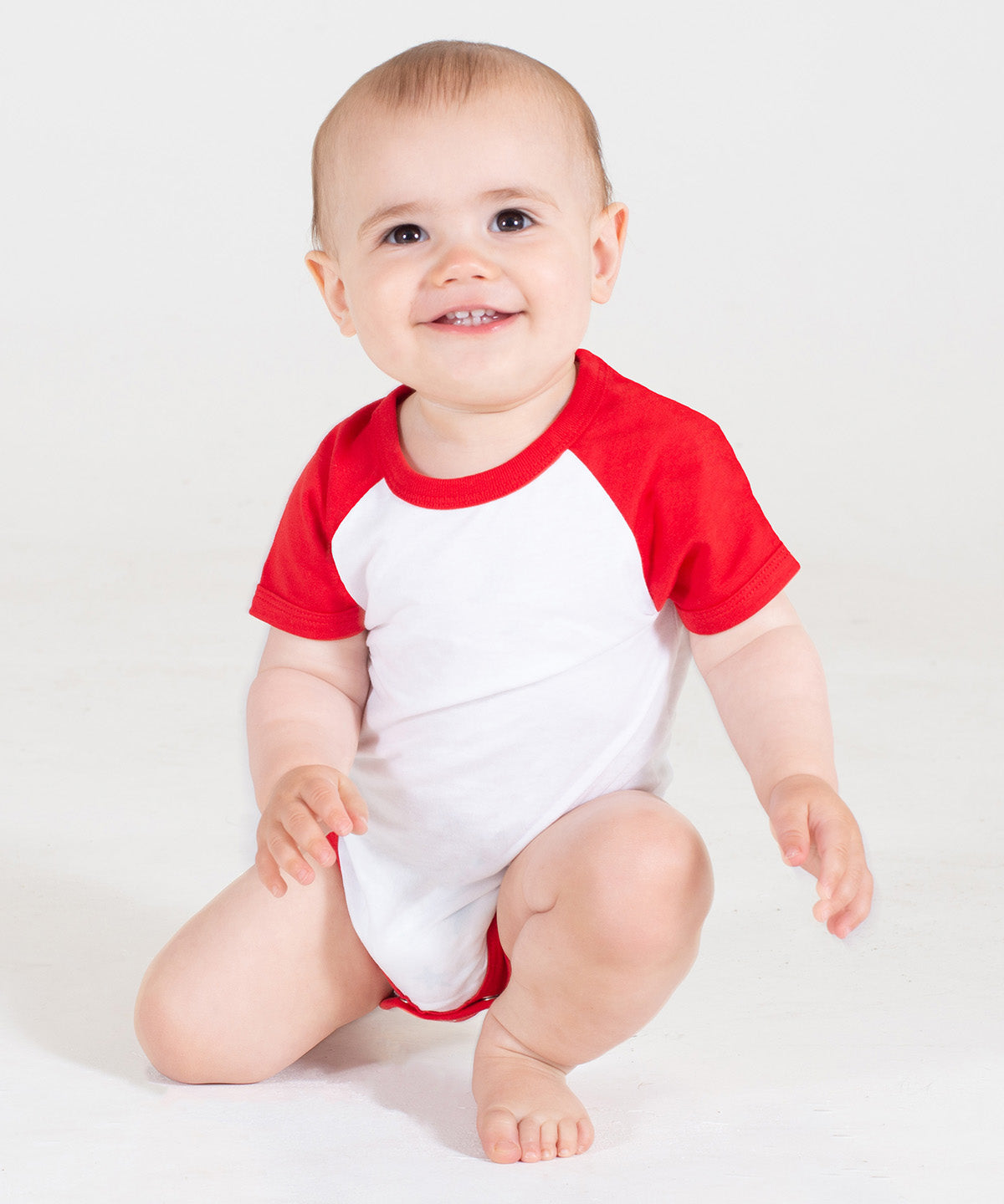 Retro Style Baseball Bodysuit for Infants