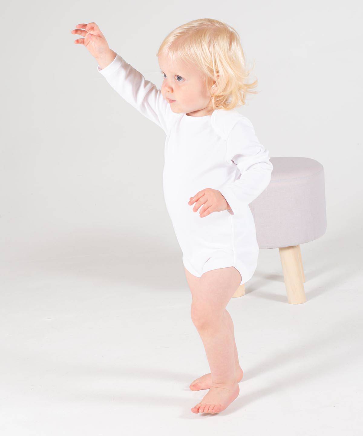 Premium Larkwood Long Sleeve Baby Bodysuit for Unisex Infants