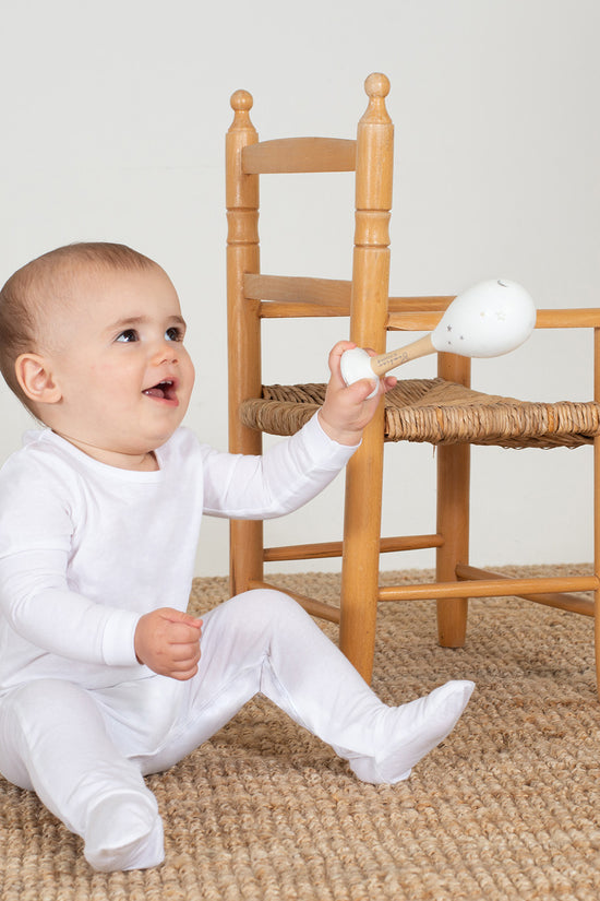 Larkwood Organic Cotton Infant Sleepsuit with YKK Poppers