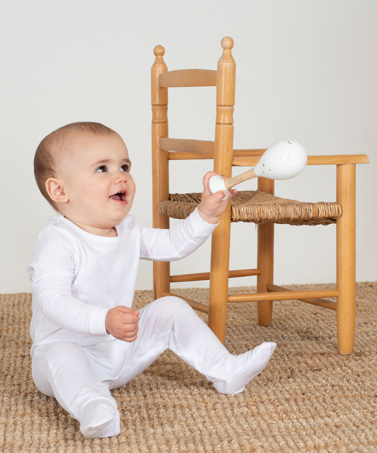 Larkwood Organic Cotton Infant Sleepsuit with YKK Poppers