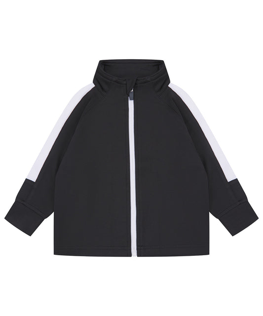 Larkwood InfantKids Track Top Tracksuit Contrast Panels Ribbed Cuffs
