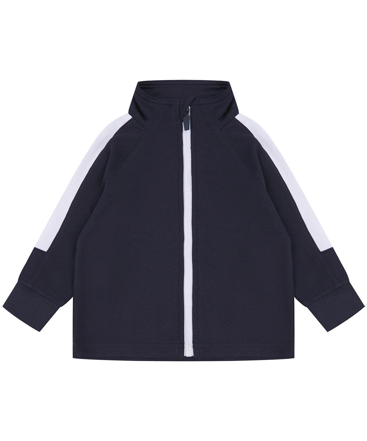 Larkwood InfantKids Track Top Tracksuit Contrast Panels Ribbed Cuffs