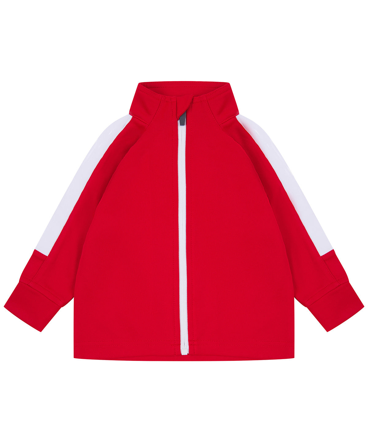 Larkwood InfantKids Track Top Tracksuit Contrast Panels Ribbed Cuffs