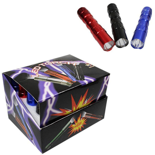 Compact Mini Aluminium LED Torch Assorted Colors