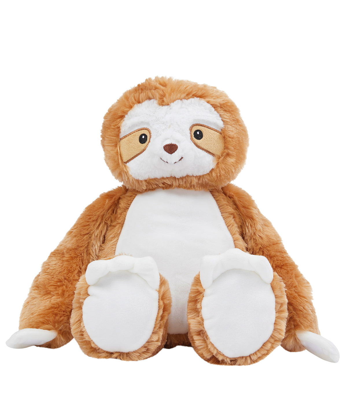 Mumbles Zippie Sloth Soft Toy with Embroidery Capability