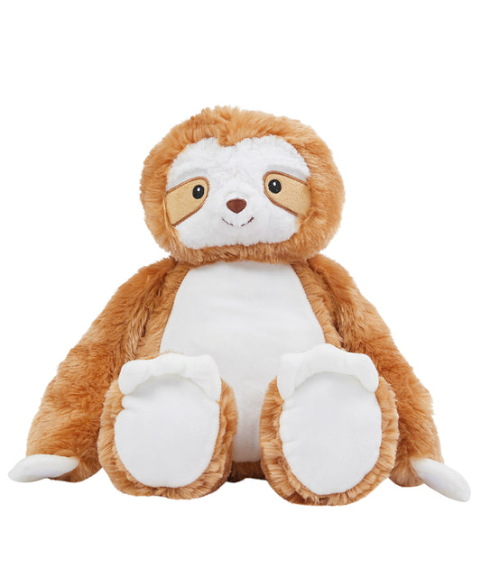 Mumbles Zippie Sloth Soft Toy with Embroidery Capability