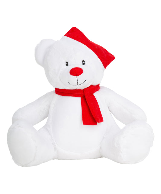 Mumbles Zippie Christmas Bear Soft Toy Holiday Gift for Kids