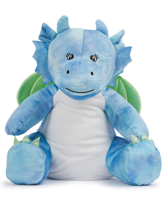 Mumbles Zippie Dragon Plush Toy with Embroidery Access