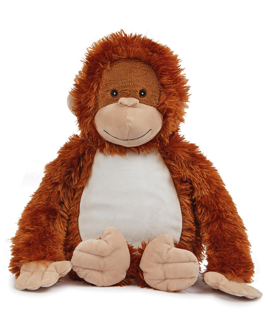 Zippie Orangutan Soft Toy with Customizable Tummy