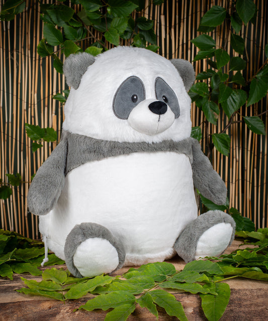 Zippie Panda Soft Plush Toy GreyWhite EN71 Certified