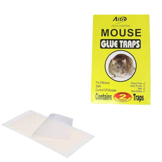 Effective Sticky Rat Mouse Glue Traps Pack of 2