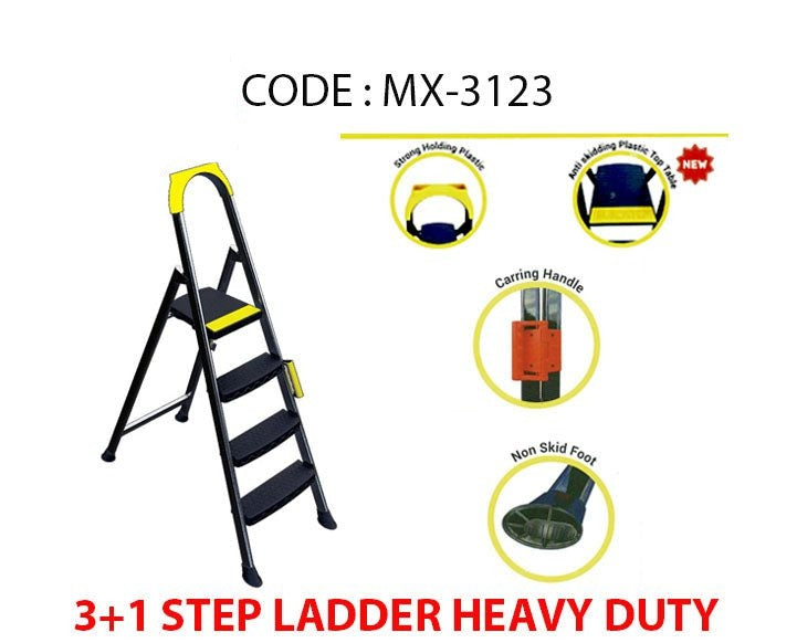 Heavy Duty 31 Step Ladder for DIY Home Projects