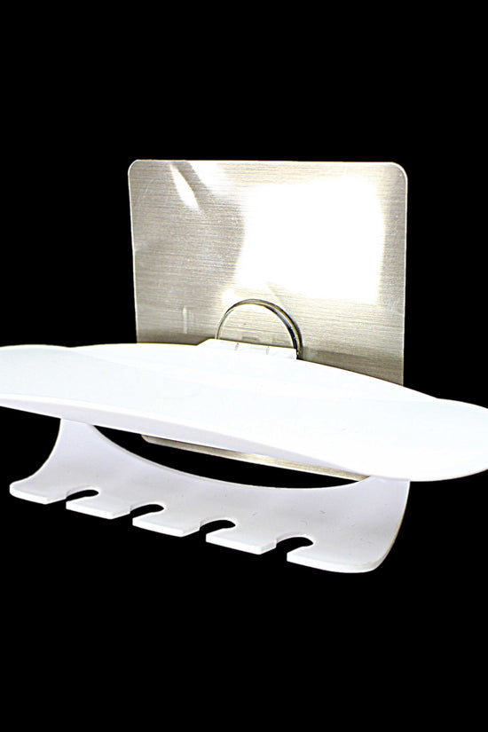 4Toothbrush Holder with Toothpaste Stand for Easy Bathroom Organization