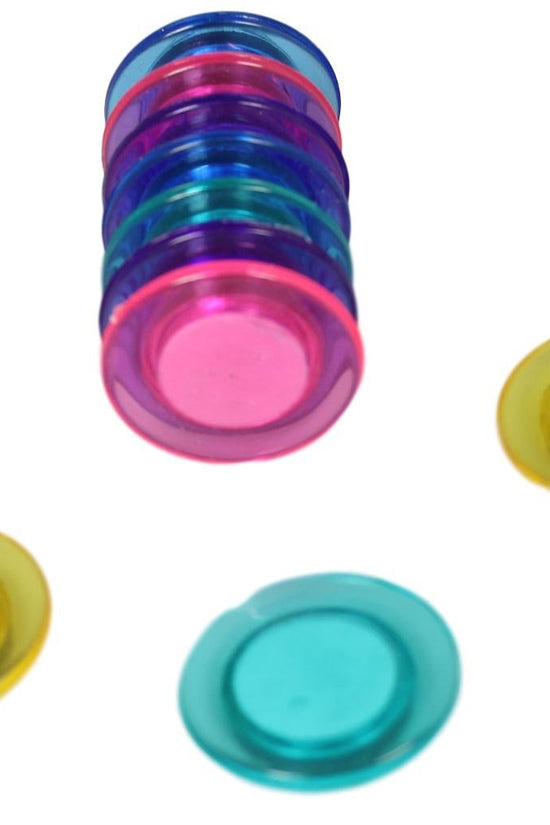 Colorful Round Fridge Magnets Set Pack of 10 3 cm