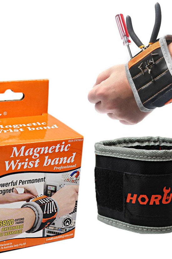 Adjustable Strong Magnetic Wristband for Screws and Bolts