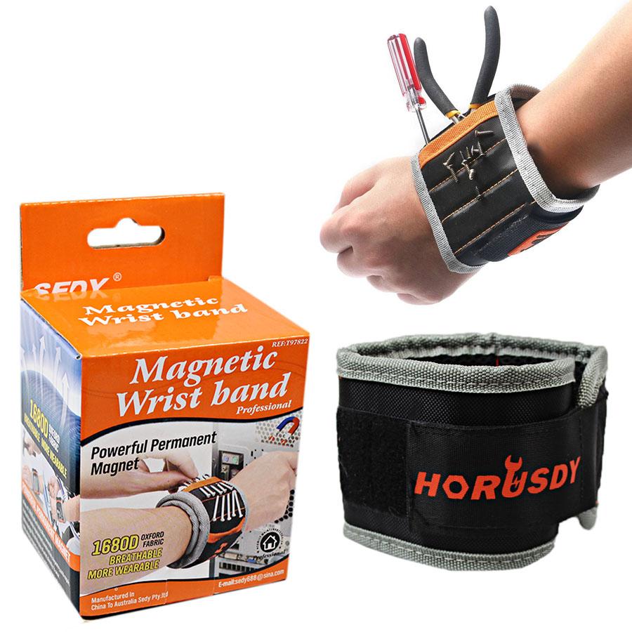 Adjustable Strong Magnetic Wristband for Screws and Bolts