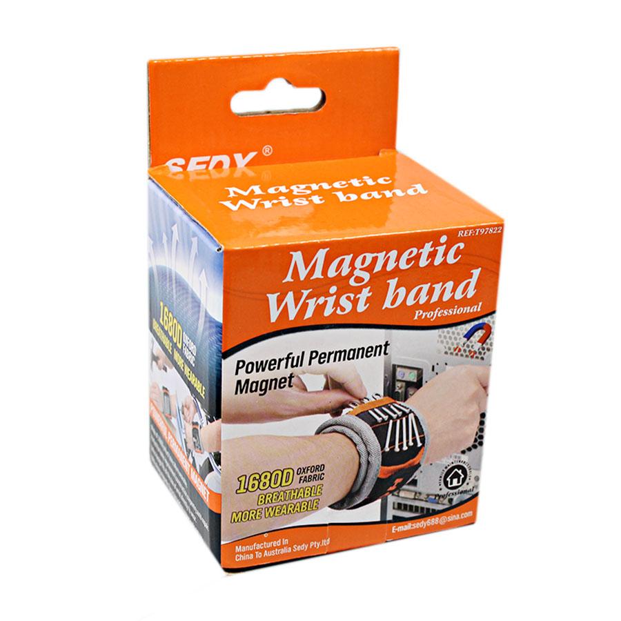 Adjustable Strong Magnetic Wristband for Screws and Bolts