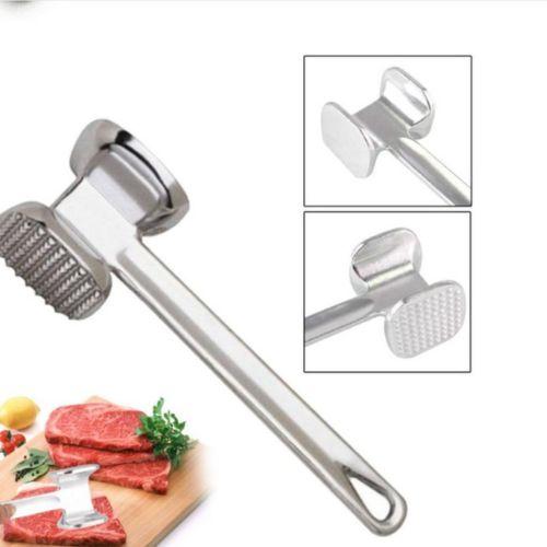 Aluminium Meat Mallet Tenderiser DualSided Hammer for Tenderizing