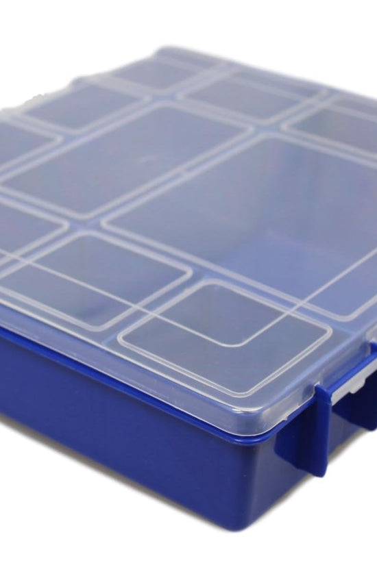 Premium Medicine Storage Container Box with Assorted Slot Sizes in 3 Colors