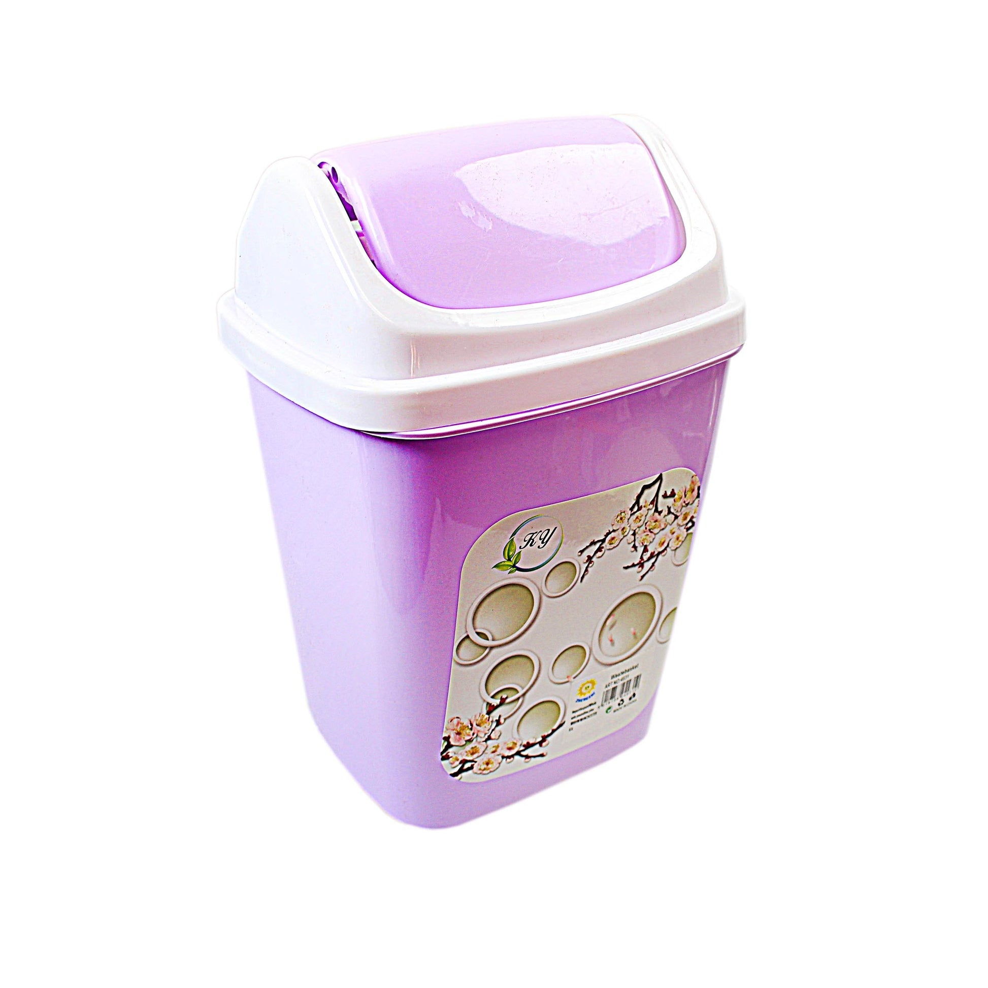 Compact 5L Mini Plastic Dustbin for Bathroom and Kitchen