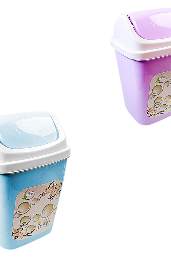 Compact 5L Mini Plastic Dustbin for Bathroom and Kitchen