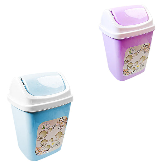 Compact 5L Mini Plastic Dustbin for Bathroom and Kitchen