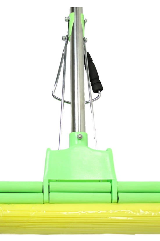 Expandable Squeeze Yellow Cleaning Sponge Mop Adjustable Handle Assorted Colors