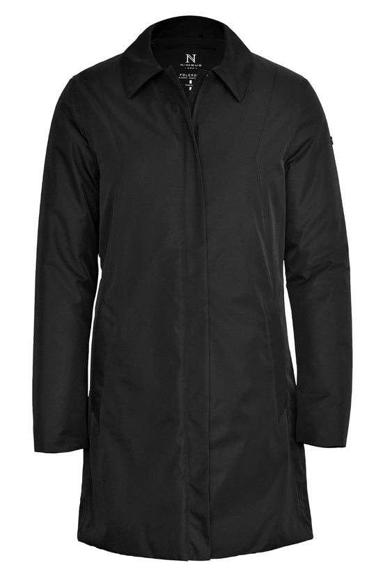 Womens Black Folcroft Lightweight Jacket with Subtle Stretch