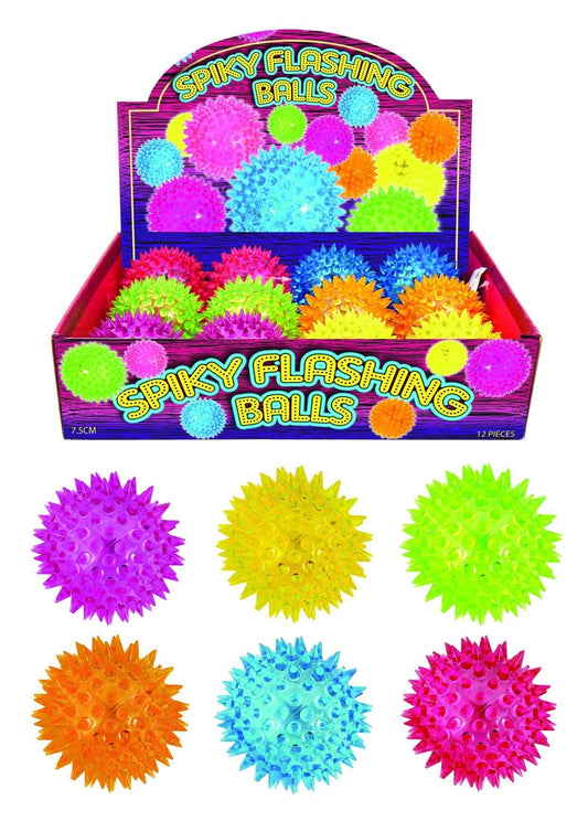LED Spiky Flashing Bouncing Balls Toy 75cm