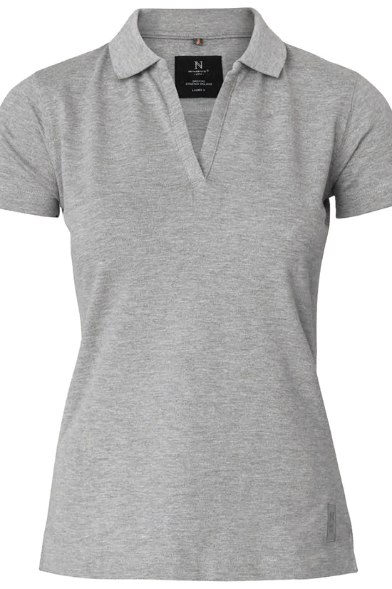 Luxurious Harvard VNeck Deluxe Polo for Women