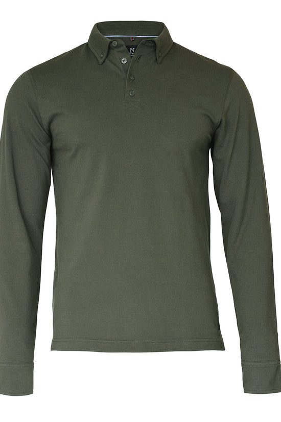 Nimbus Carlington Deluxe Long Sleeve Polo for Men