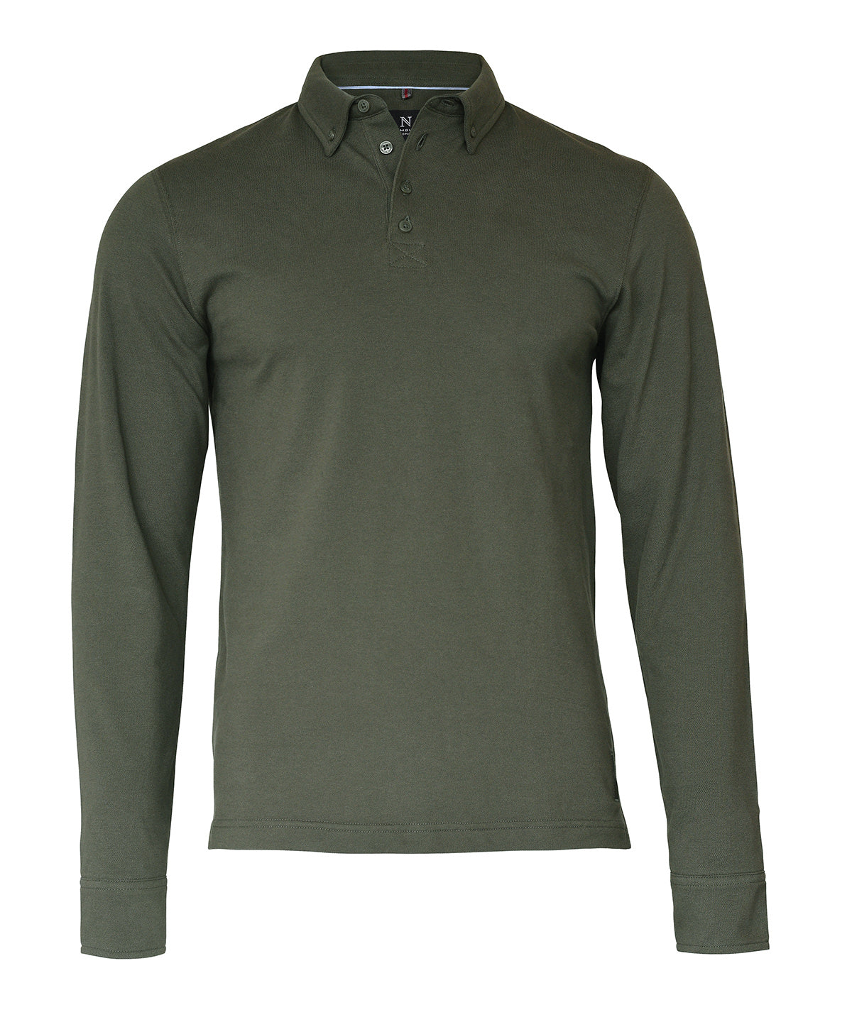 Nimbus Carlington Deluxe Long Sleeve Polo for Men