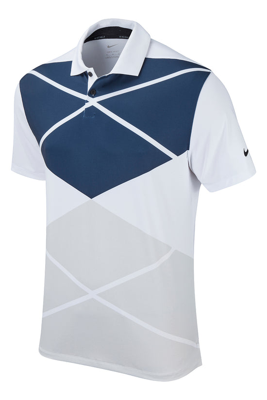 Nike Vapor Argyle Print Performance Polo Mens Activewear