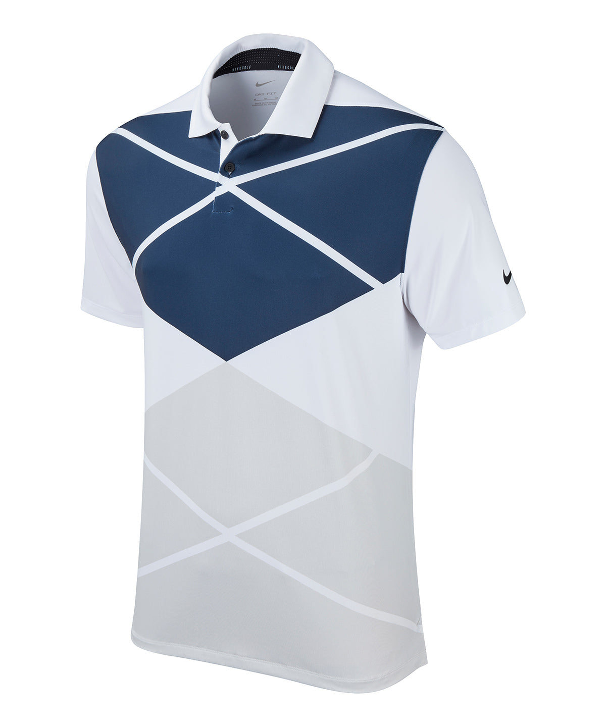 Nike Vapor Argyle Print Performance Polo Mens Activewear