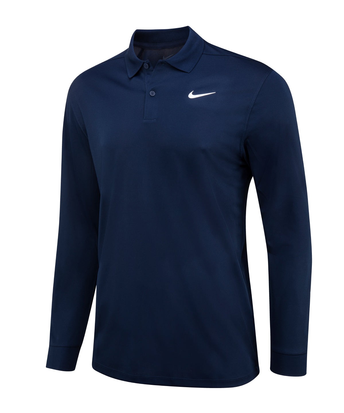 Nike DriFIT Victory Solid Long Sleeve Polo for Men