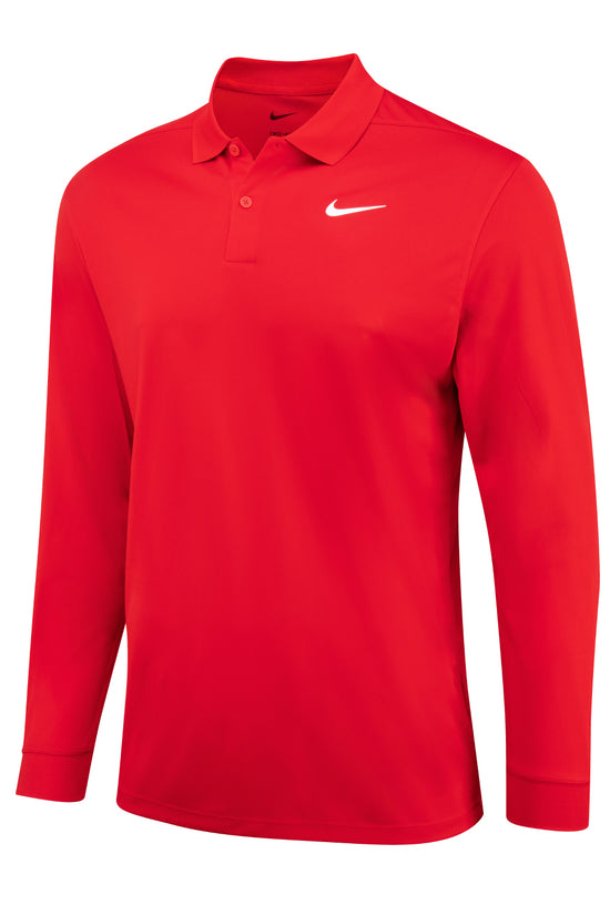 Nike DriFIT Victory Solid Long Sleeve Polo for Men