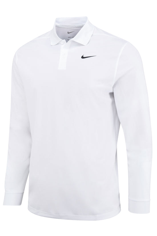 Nike DriFIT Victory Solid Long Sleeve Polo for Men