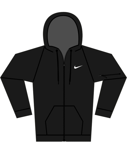 Nike Mens ThermaFIT FullZip Fitness Hoodie