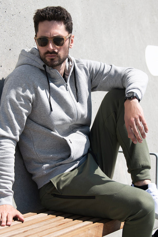 Lenox Athletic FullZip Hoodie Sweatshirt for Men