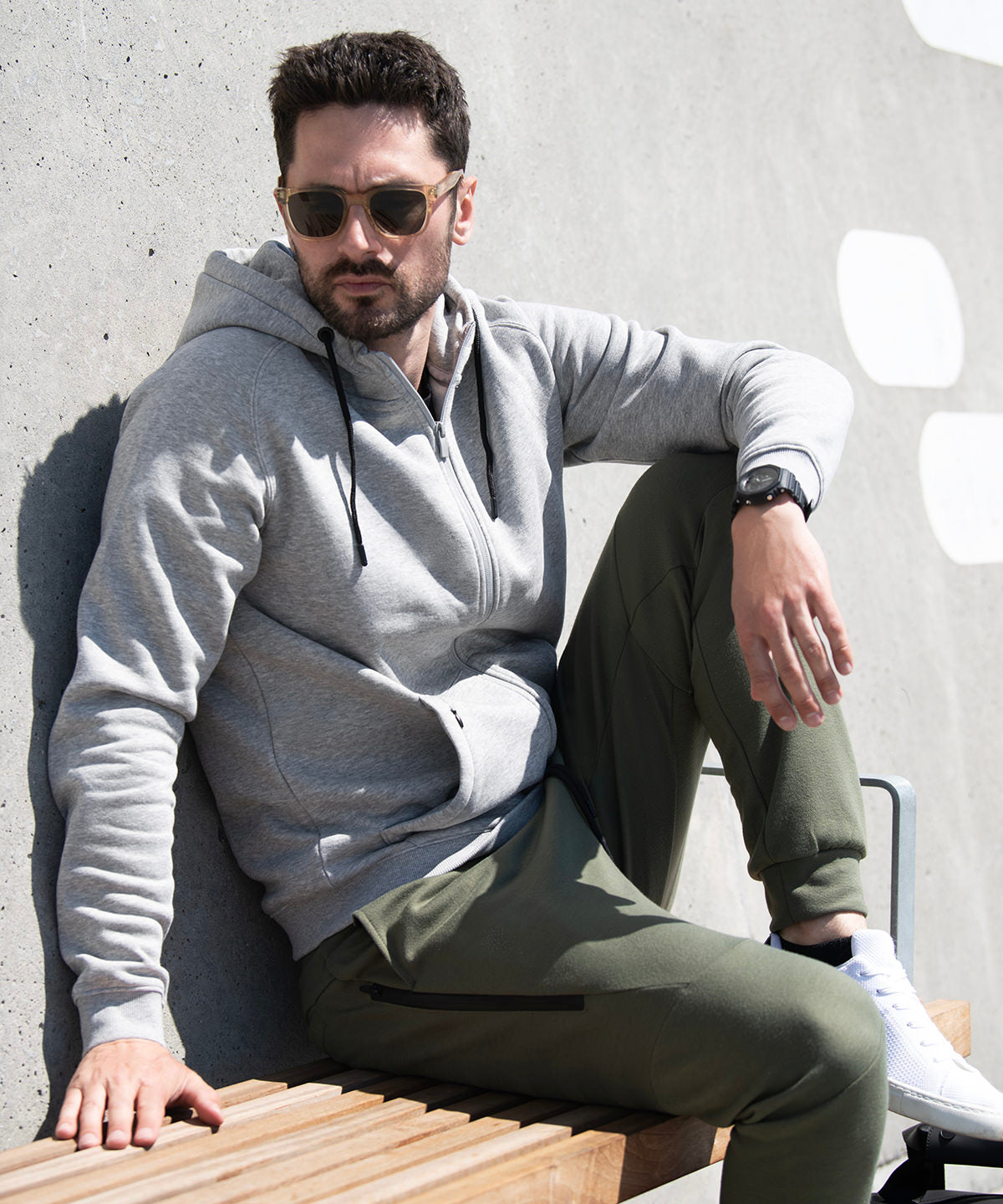 Lenox Athletic FullZip Hoodie Sweatshirt for Men