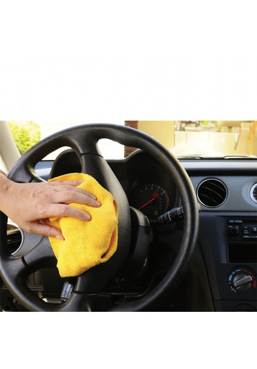 Yellow Fellow Plush Microfibre Cleaning Towels Pack of 36
