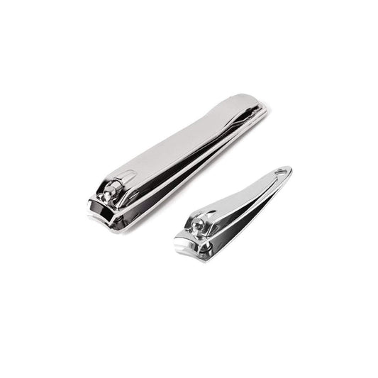 Professional Metal Nail Clippers Set of 2 for Precision Nail Care