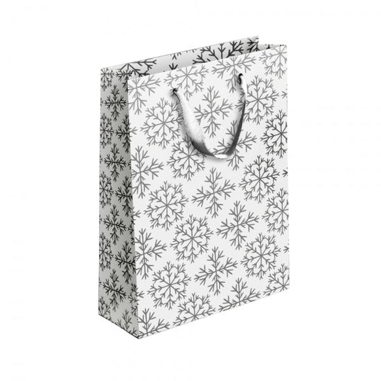 Large GoldSilver Patterned Paper Gift Bag Assorted Designs