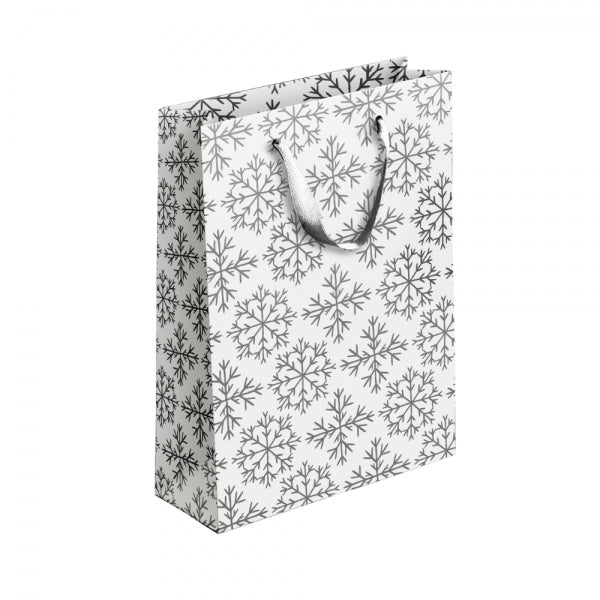Large GoldSilver Patterned Paper Gift Bag Assorted Designs