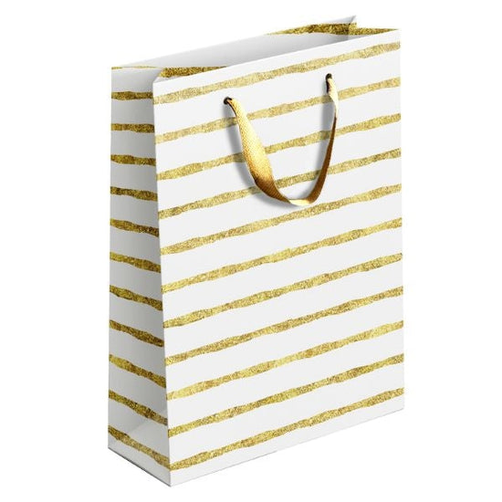 Elegant Gold and Silver Patterned Paper Gift Bag Extra Large Assorted Designs