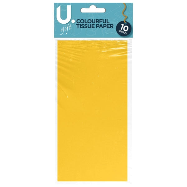 Assorted Colourful Tissue Paper Sheets 10Pack