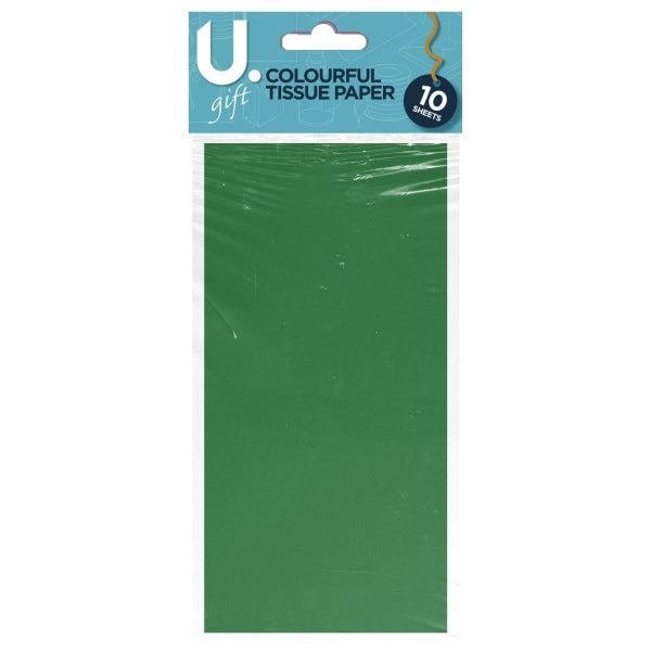 Assorted Colourful Tissue Paper Sheets 10Pack
